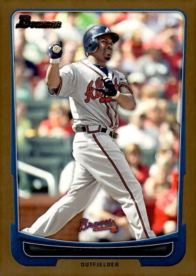 2012 Bowman #44 Michael Bourn Used - Image 1 of 2