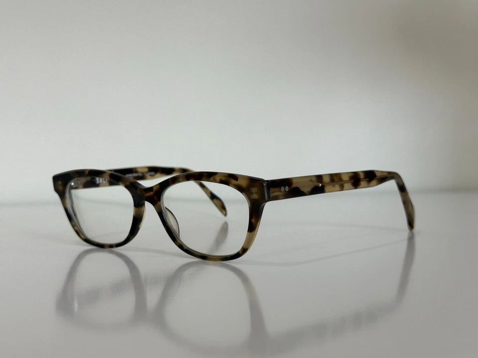 Salt Tish BH 猫眼哈瓦那棕色眼镜日本光学镜框 48-16-140 — 第 1/4 张图片