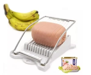Multipurpose Stainless Steel Slicer for Luncheon Meat & Egg - Picture 1 of 8