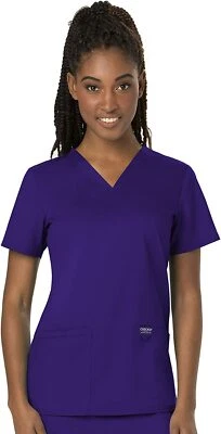 Cherokee Women's Revolution V-Neck Scrub Top WW620 Mutiple Sizes & Colors A5 - Image 1 of 4