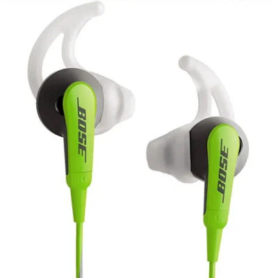Auriculares internos Bose SoundSport con cable conector de 3,5 mm verdes Android/OS Foto 1 de 4