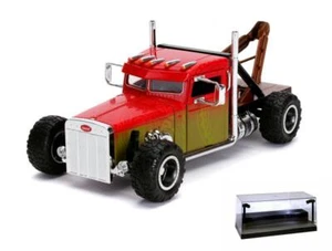 DIECAST CAR W/DISPLAY CASE HOBBS &SHAW PETERBILT TOW  FAST & FURIOUS  32089 1/24 - Picture 1 of 3