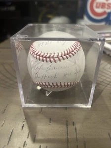 ANDRE DAWSON AUTOGRAPHED MLB BASEBALL EXPOS Cubs 6 Stats PSA/DNA - Picture 1 of 5