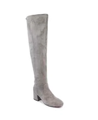 Bota por encima de la rodilla gris microgamuza Sugar Ollie para mujer talla 6 M de EE. UU. Foto 1 de 4
