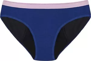 Thinx BTWN Teens Bikini Period Underwear Organic Cotton Years 9-10 Tidal Wave - Picture 1 of 4