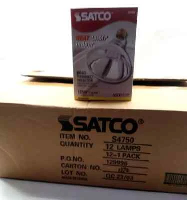 CASE OF 12, Satco 125W Heat/Brooder Bulb S4750 - Image 1 of 4