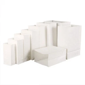 100x Greaseproof Disposable Paper Bags for Bread Snack Cookie Doughnut Takeaway - Picture 1 of 15