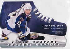 2008-09 Upper Deck Mcdonald's Speed Skaters Ilya Kovalchuk #SS8 Die-Cut