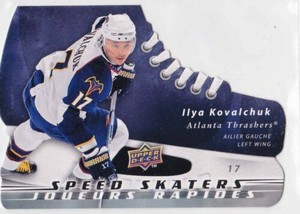 2008-09 Upper Deck Mcdonald's Speed Skaters Ilya Kovalchuk #SS8 Die-Cut