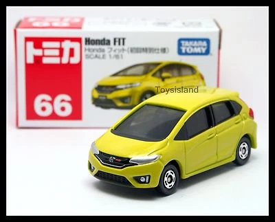 TOMICA 66 HONDA FIT JAZZ 1/61 TOMY 2015 MAYO NUEVO MODELO Primera Edición (sin abrir) Foto 1 de 4
