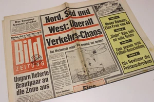 BILDzeitung 16.09.1963 September 16.9.1963 Geschenk Geburtstag 60. 61. 62. 63. - Bild 1 von 2