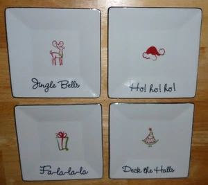 St. Nicholas Christmas "Tis the Season", 6" Plates, (4 Different Design Plates) - Picture 1 of 9