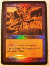 Foil Goblin Burrows - Onslaught - Magic: The Gathering