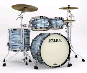 TAMA Starclassic Maple Duracover Wrap MR42TZBNS-BWO Blue & White Oyster - Picture 1 of 1