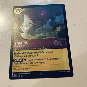 Stratos - Foil - 55/204 - Into The Inklands - Disney Lorcana TCG - Picture 1 of 2