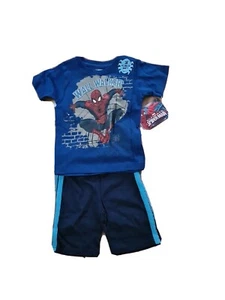 Marvel Spider-Man Toddler's Tank Top, T Shirt Shorts 3 Piece Set outfit Size 2T - Picture 1 of 4