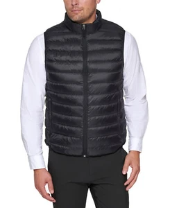 Club Room Men's Quilted Packable Puffer Vest | Black | XLarge - Picture 1 of 4