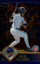 2003 Topps Chrome BB Card #s 1-250 +Rookies (A6090) - You Pick - 10+ FREE SHIP