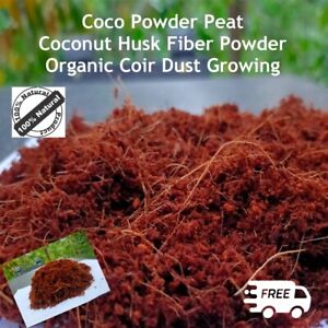 Coco Powder Peat Coconut Husk Fiber Powder  100%  Organic Coir Dust Growing