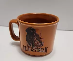 Tazas de café Field and Stream naranja negro laboratorio perro deportivo, taza de caza de colección - Imagen 1 de 8