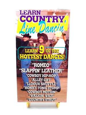 VTG NIP Learn Country Line Dancing VHS Tape 70 Minutes Instructor Judy McDonald - Image 1 of 3