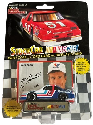 Racing Champions Stock Car #6 Mark Martin 1991 NASCAR Ford Valvoline escala 1:64 - Imagem 1 de 4