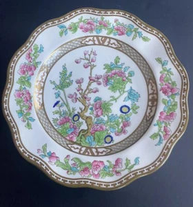 Coalport INDIAN TREE MULTICOLOR (SCALLOPED OLDER) 10” Dinner Plate Hand Painted - Picture 1 of 5