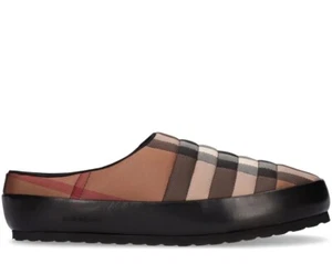 BURBERRY NORTHAVEN CHECK SLIP-ON LOAFERS SLIPPERS SNEAKERS SCARPE UOMO 8050305 - Picture 1 of 6