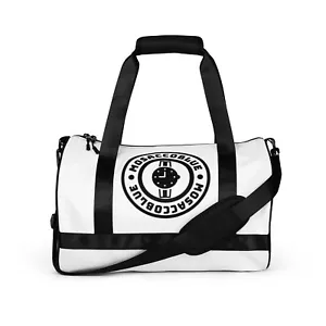 MOSACCOBLUE WHITE All-over print gym bag - Picture 1 of 9