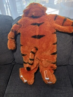 Toddler boys  girls baby TIGER w tail Tigger 12 months Halloween Costume - Image 1 of 3