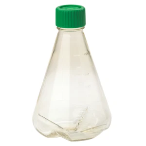 CELLTREAT 1000mL Erl. Flask, PC, Vent Cap, Baffled Bottom, 6/Case, S #229835 - Picture 1 of 1