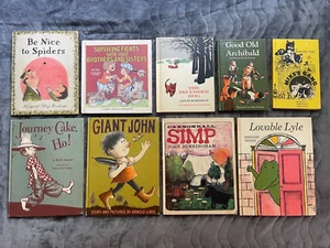 Lot of 9 Vintage Weekly Reader Books Hardcover Kids Reading Chapter Books - Picture 1 of 24