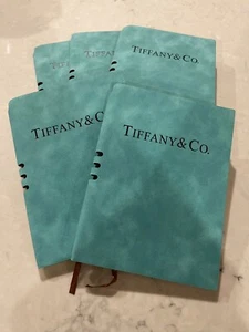 Leather Notebook TIFFANY & CO Planner Journal Diary with Pen Teal Luxury Gift - Picture 1 of 15