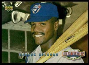 1994 Upper Deck Mickey Mantle's Long Shots Carlos Delgado Toronto Blue Jays #MM6