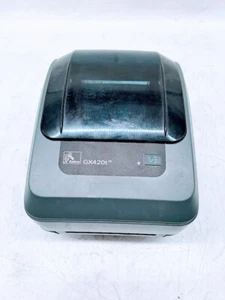 Zebra GX420T USB Ethernet Thermal Transfer Label Tag Printer GX42-100410-000 - Afbeelding 1 van 5