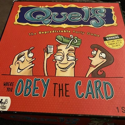 Quelf - The Unpredictable Party Board Game Where You Obey the Card! Spin Master - Image 1 of 4
