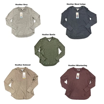 Nine West Women's Long Sleeve Rib Neck Pullover Soft Knit Top - Image 1 of 3