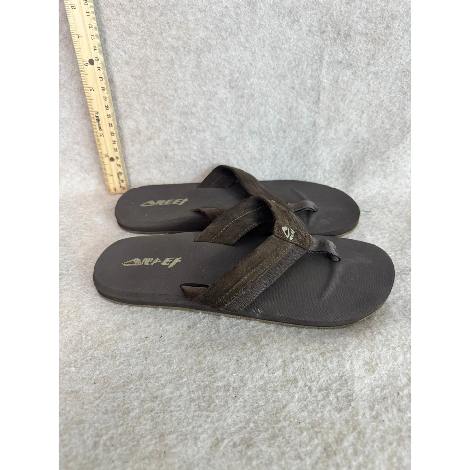 Reef Men's Brown Flip Flop Sandals Comfortable Beach Footwear Size 7 - Image 1 of 4