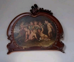 Tableau Ancien Huile sur Bois d’après Rubens - Putti & Guirlande de Fruits -... - Imagen 1 de 21