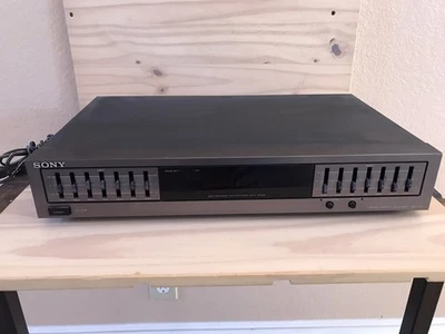 Ecualizador gráfico Sony SEQ-421 7 bandas con analizador de espectro - Funciona Foto 1 de 4