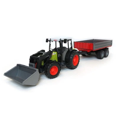 Bruder 1/16 Claas Nectis 267 F Tractor with Frontloader and Trailer 02112 - Image 1 of 4