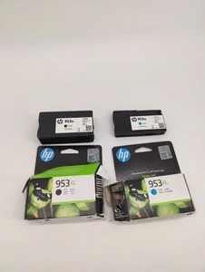 Genuine Original HP 953XL ink Cartridges, Black and Cyan - Imagen 1 de 5