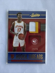 Panini Absolute Memorabilia Rookie Threads 2020-21 nivel 2/25 Onyeka Okongwu radiocontrol - Imagen 1 de 2