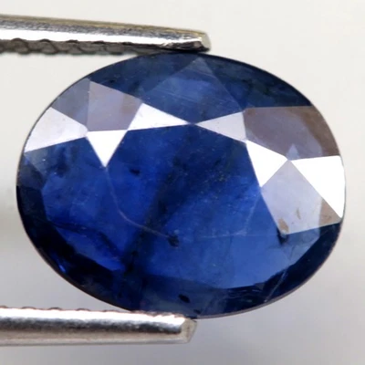 1.68Ct. Natural Gemstone Sapphire Blue Oval Unheated Songea Tanzania Ravishing - Image 1 of 4