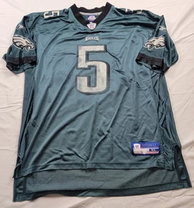 Philadelphia Eagles Jersey Mens XL NFL McNabb 5 Reebok Football 2000s Shirt - Picture 1 of 15