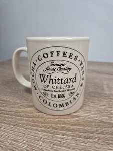 Vintage Whittard of Chelsea LOGO Coffee Tea Mug Cup Kilncraft England - Picture 1 of 3