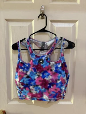 Camiseta sin mangas corta estampada PR Adidas de Stella McCartney talla XL Foto 1 de 4