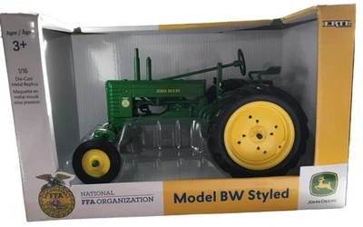John Deere Tractor Metal National FFA Agriculture Model BW Styled Die-Cast Metal - Image 1 of 4