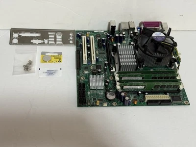 💥 INTEL DQ965GF M/B 🔹CORE2 6420 2.13GHz 4Gb DUAL CHANNEL w/EXTRAs 🔹FAST S/H - Image 1 of 4