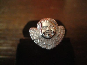 zuckersüßer Ring Barock Engel Putto Barockengel 925er Silber NEU 18,75 mm RG 59 - Bild 1 von 5